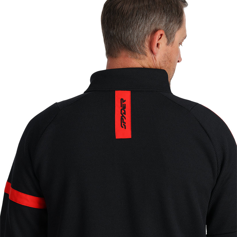 Mens Wengen Bandit Half Zip - Black (2023)