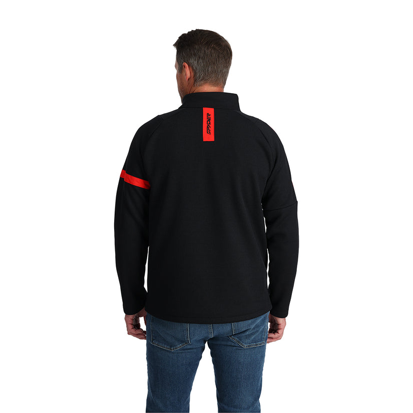 Mens Wengen Bandit Half Zip - Black (2023)