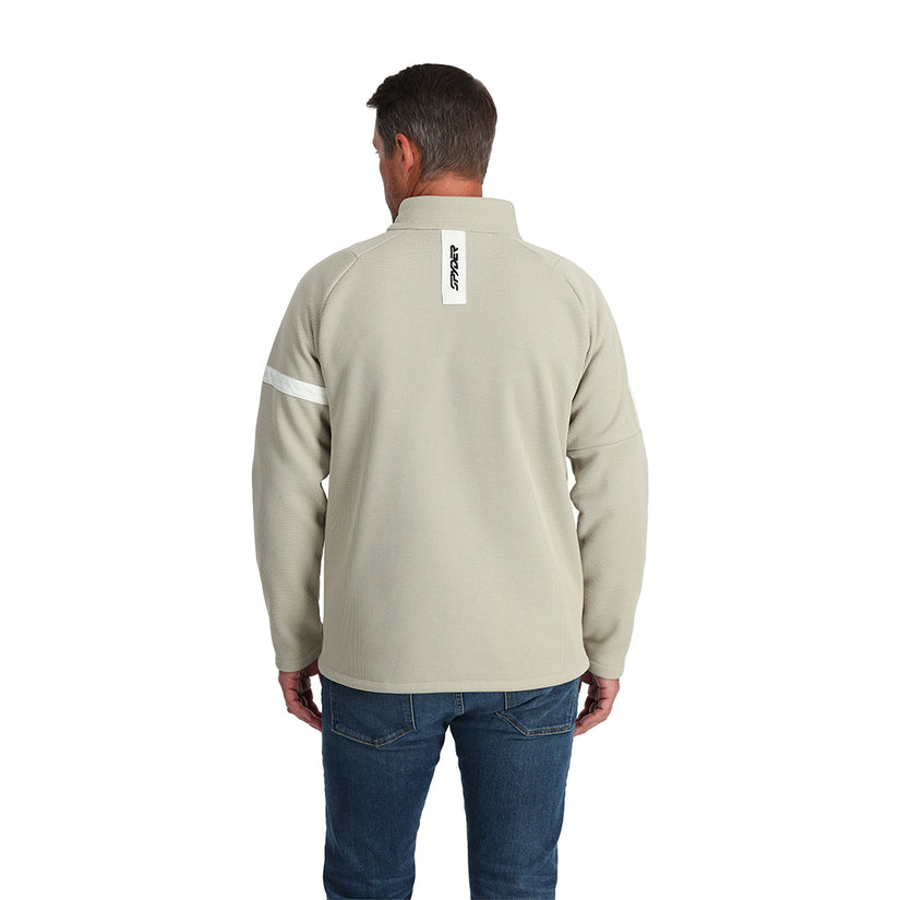 Mens Wengen Bandit Half Zip - Sandstorm