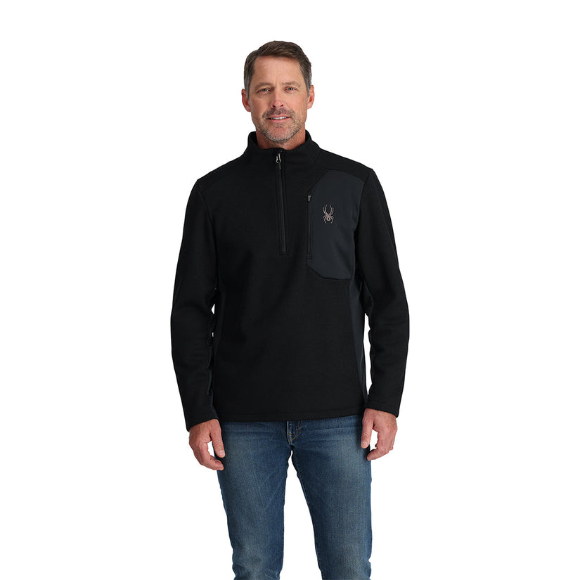 Mens Bandit Half Zip - Black (2023)