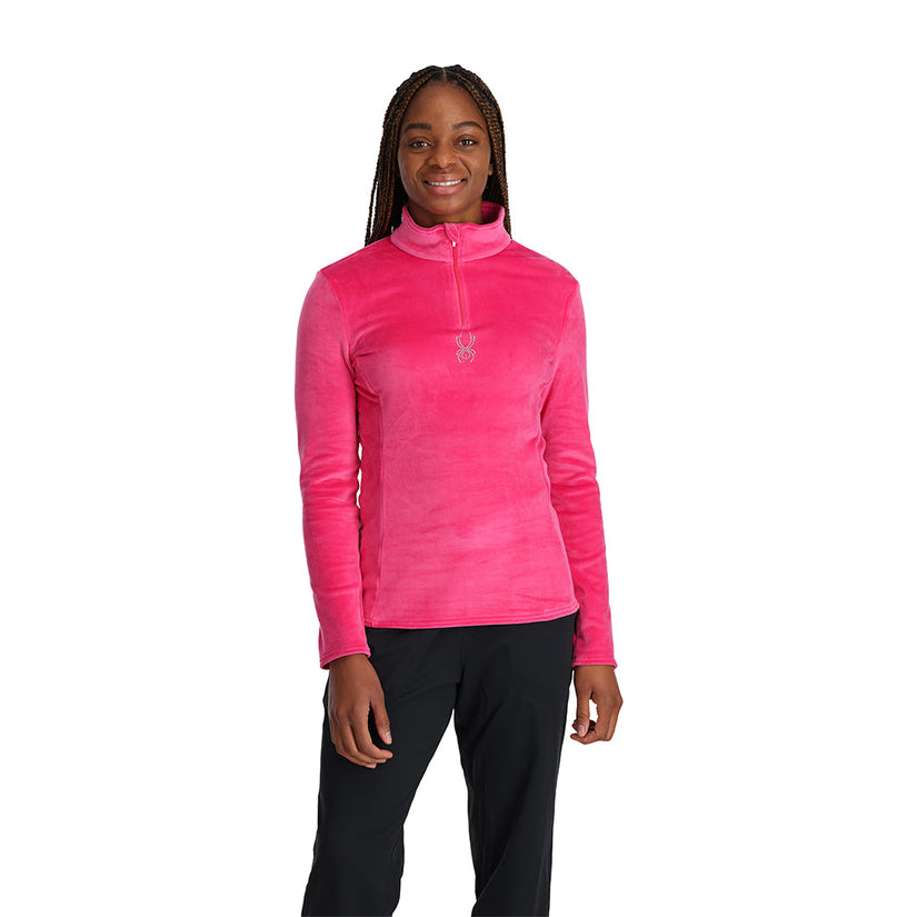 Womens Shimmer Bug Half Zip - Pink (2023)