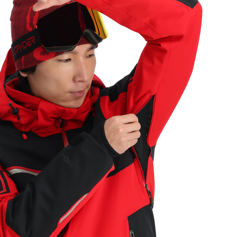 Mens Titan Jacket - Spyder Red