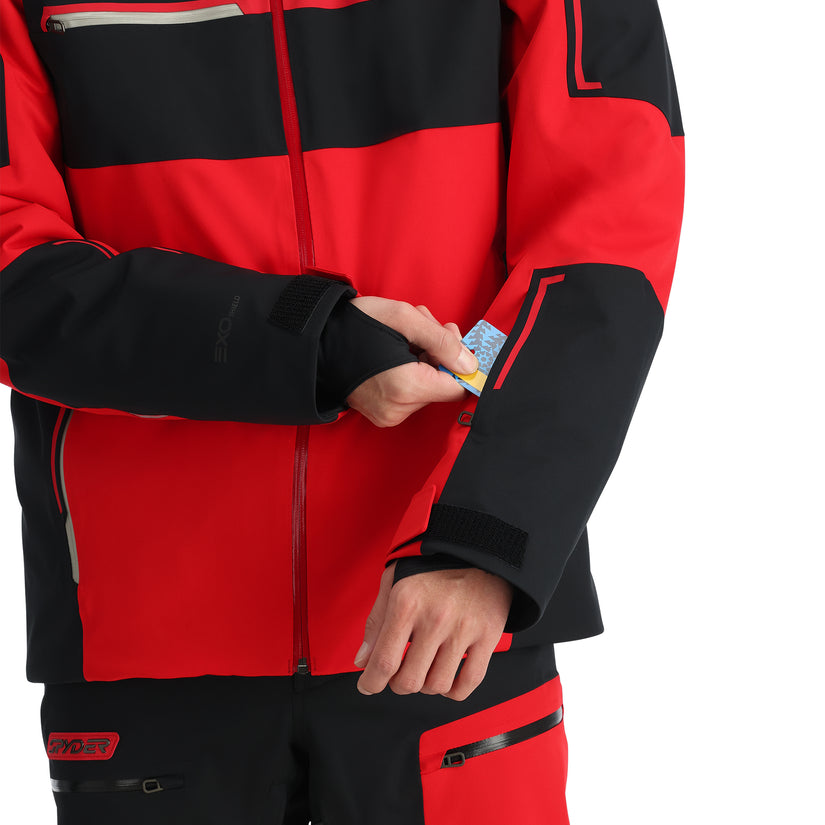 Mens Titan Jacket - Spyder Red